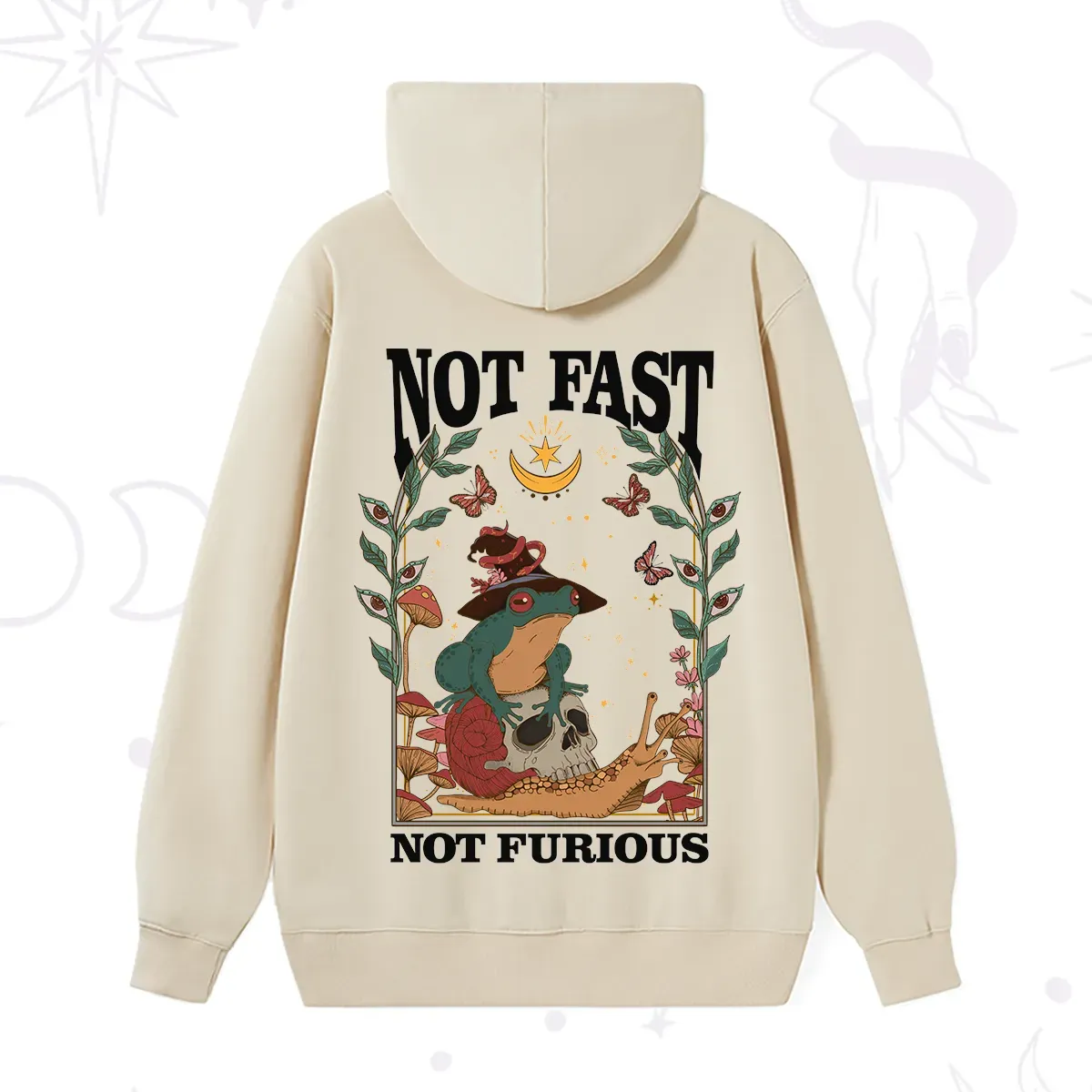 Purplehecate Not Fast Not Furious Hoodie