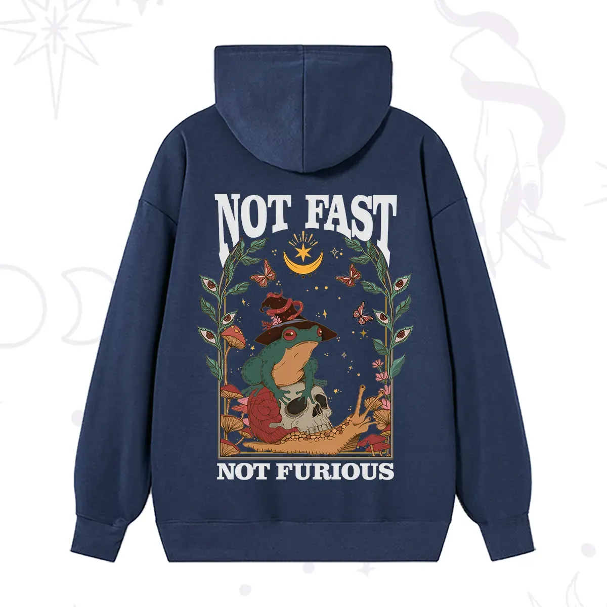 Purplehecate Not Fast Not Furious Hoodie