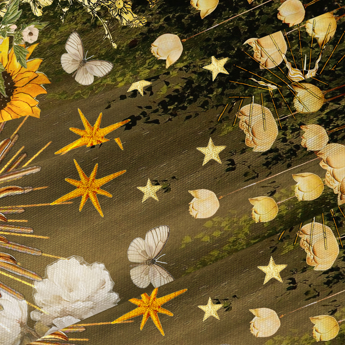 Purplehecate Garden of the Celestial Witch Beachwear Cover-Up Dress