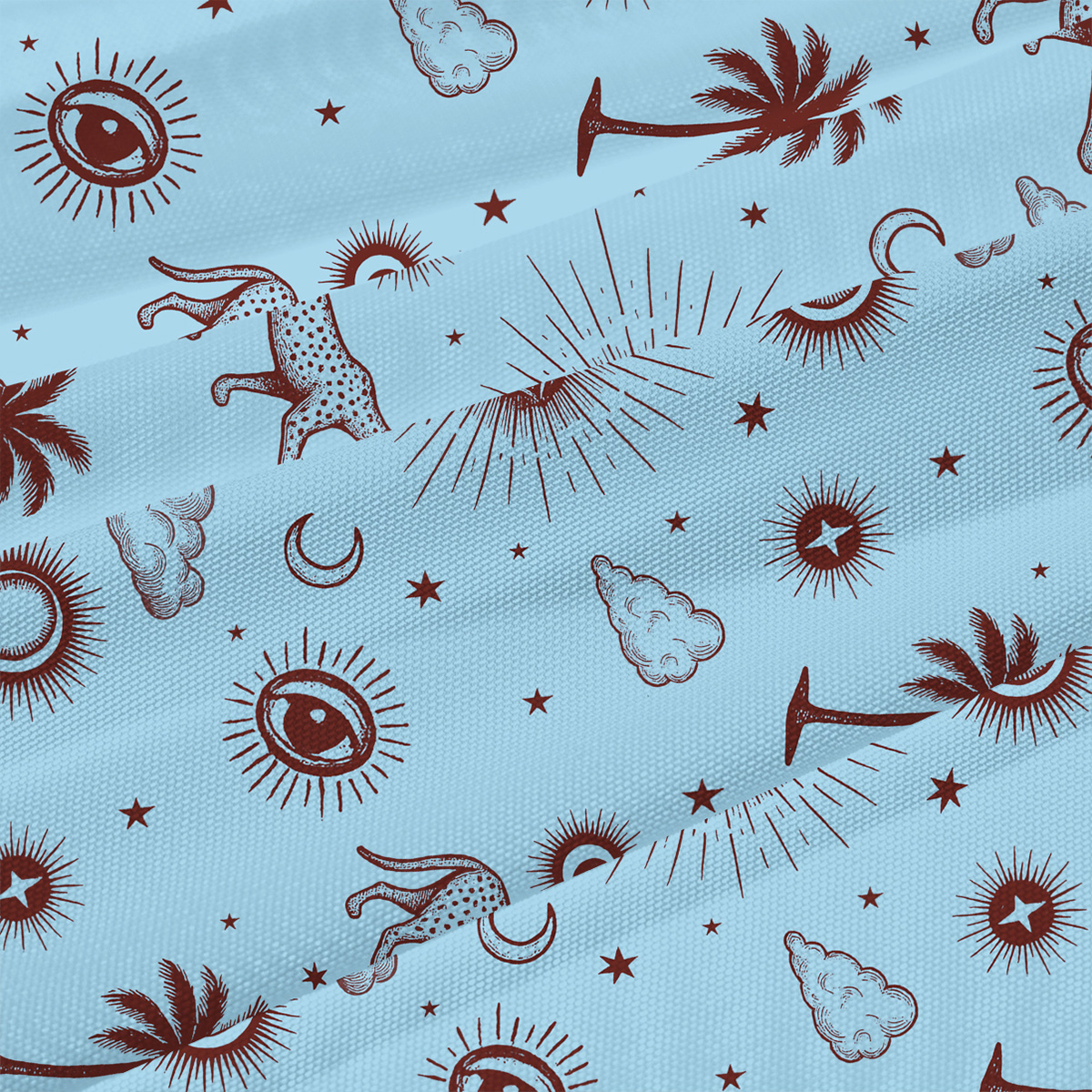 Purplehecate Eye of the Universe Beachwear Cover-Up Dress