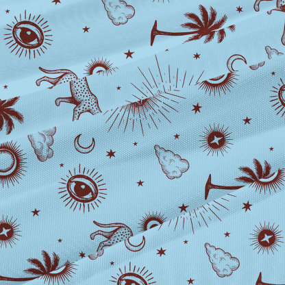 Purplehecate Eye of the Universe Beachwear Cover-Up Dress