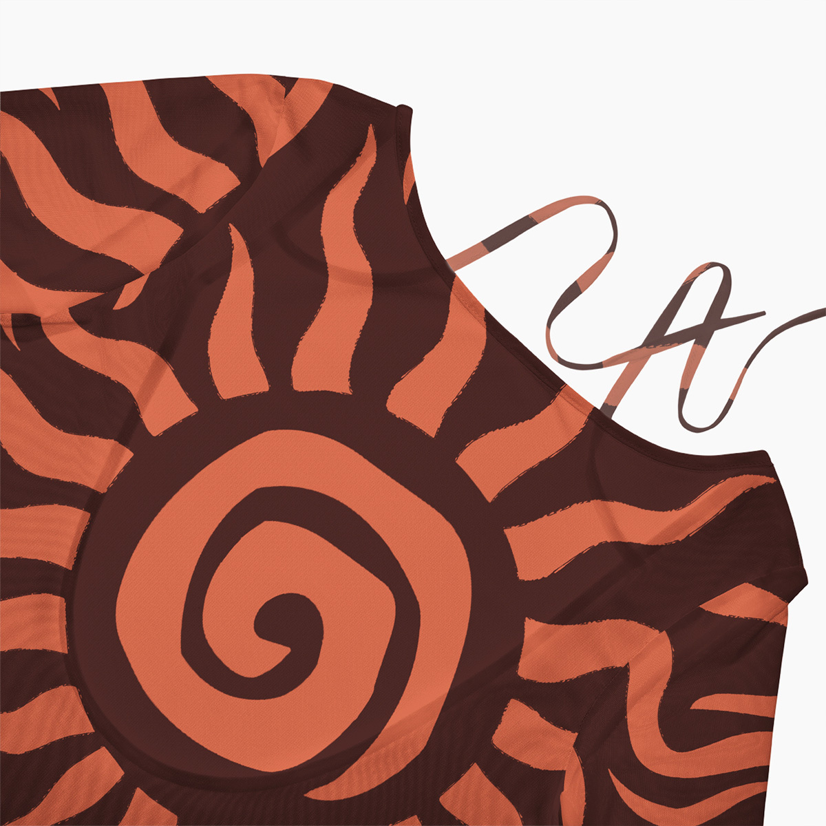 Purplehecate Solar Ritual Beachwear Cover-Up Dress