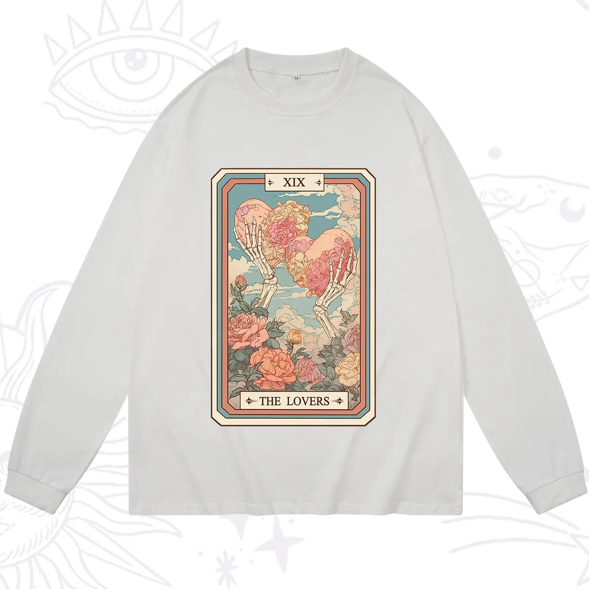 Purplehecate The Lovers Undying Heart Tarot Long Sleeve T-Shirt