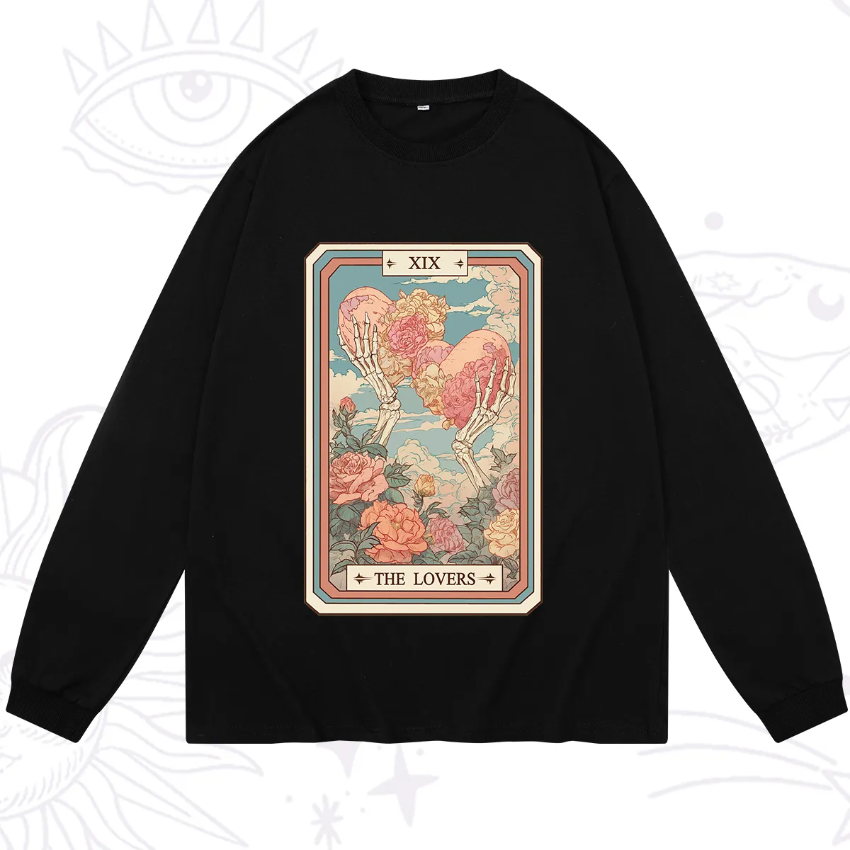 Purplehecate The Lovers Undying Heart Tarot Long Sleeve T-Shirt