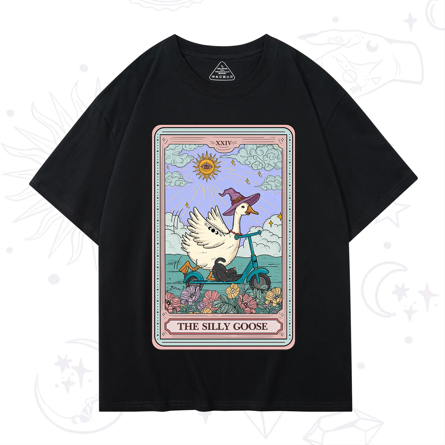 Purplehecate The Silly Goose Tarot Card T-Shirt
