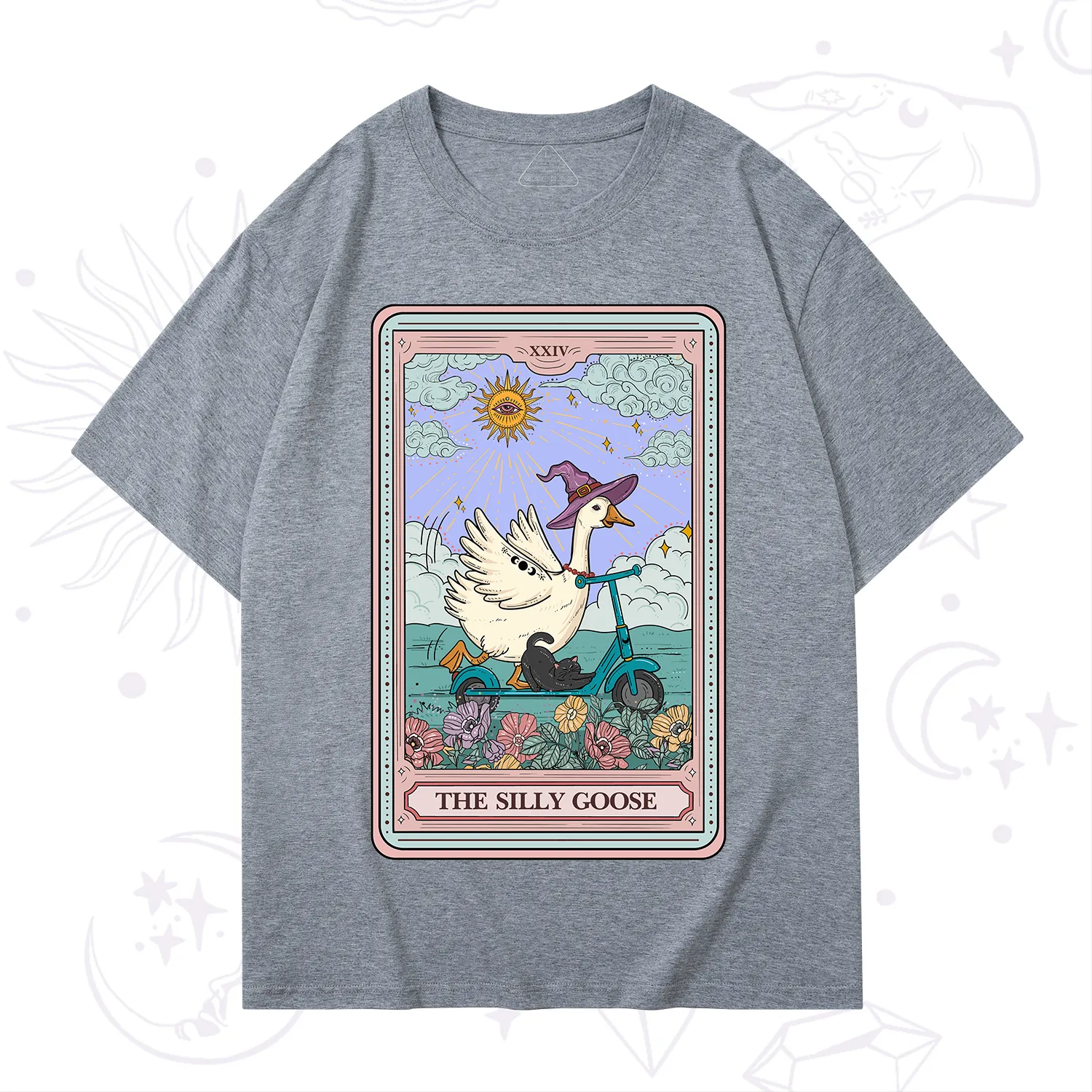 Purplehecate The Silly Goose Tarot Card T-Shirt