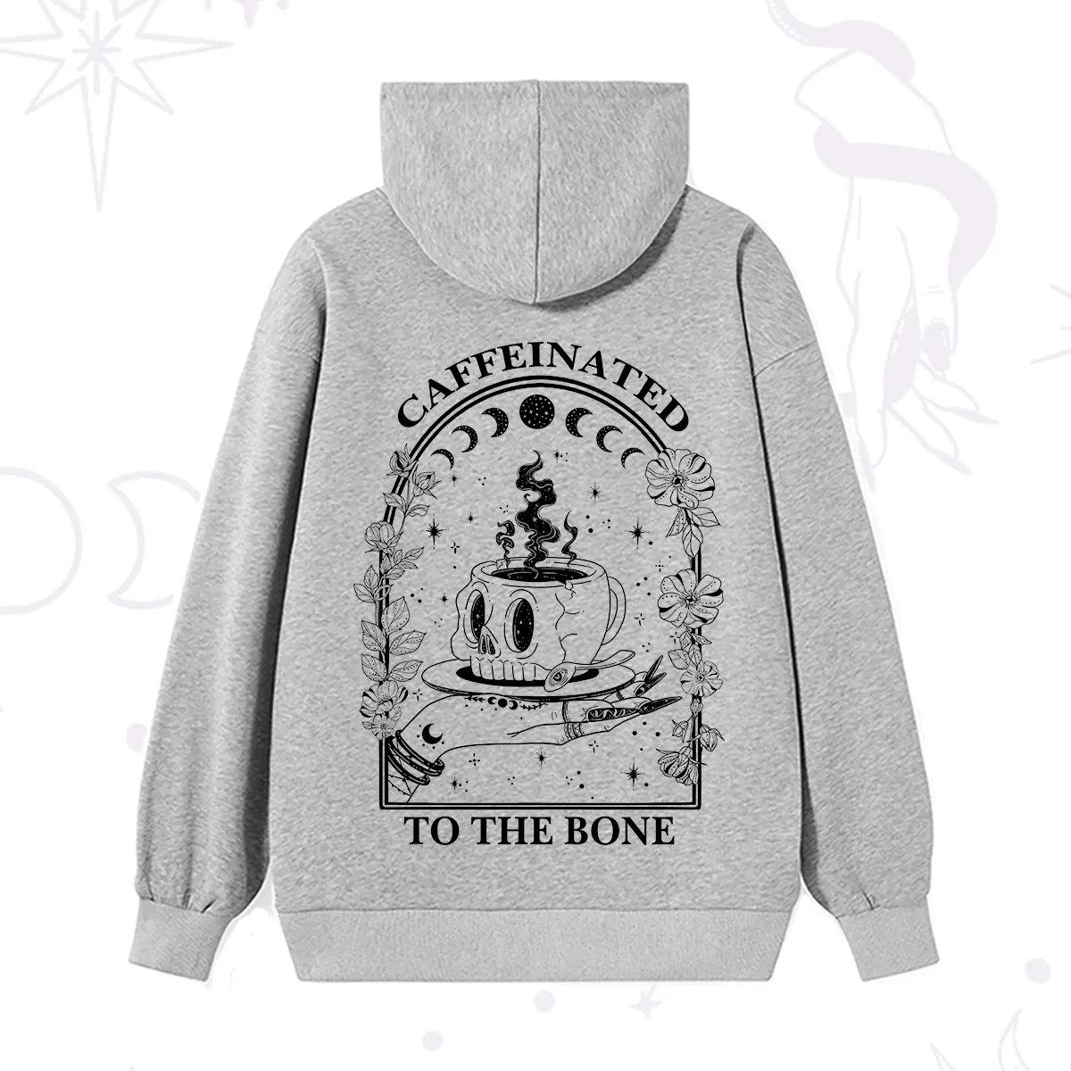 Purplehecate Caffeinated To The Bone Hoodie