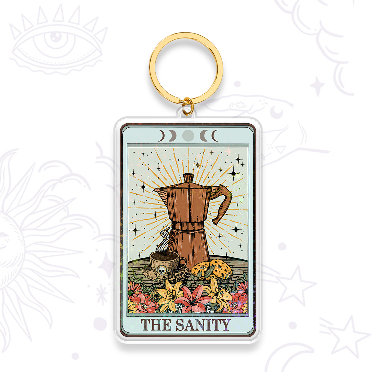 Magic Purplehecate The Sanity Tarot Keychain
