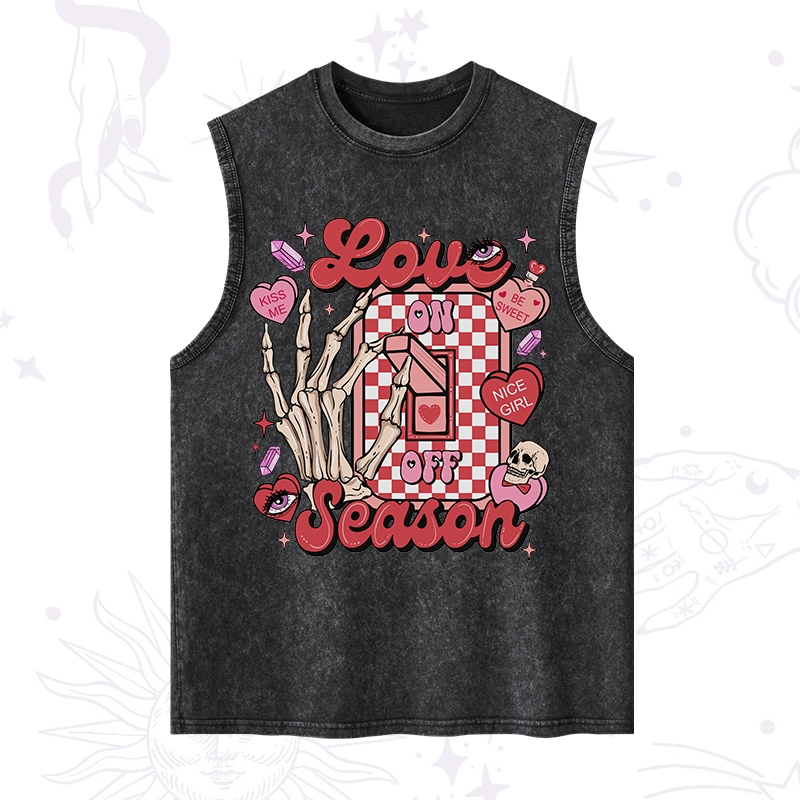 Purplehecate Love On Or Off Washed Tank