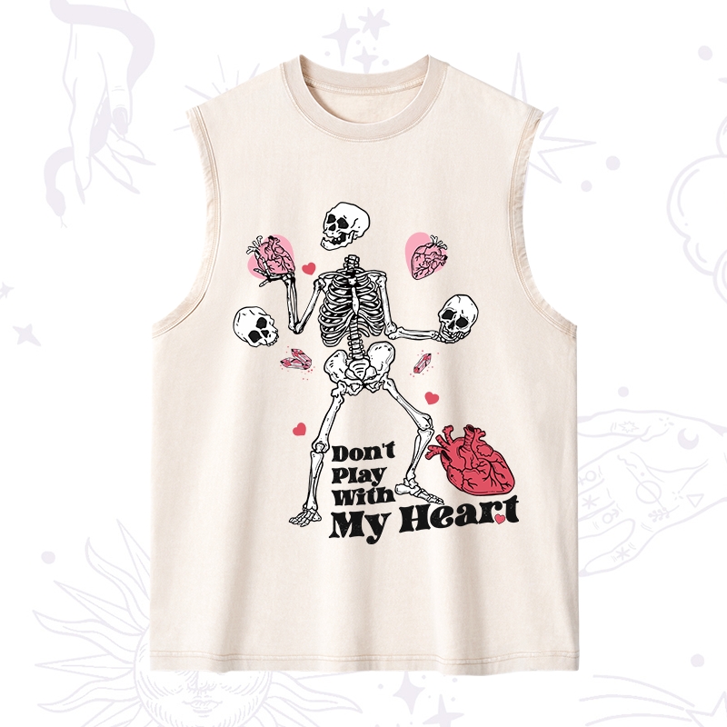 Purplehecate Don't Play With My Heart Washed Tank