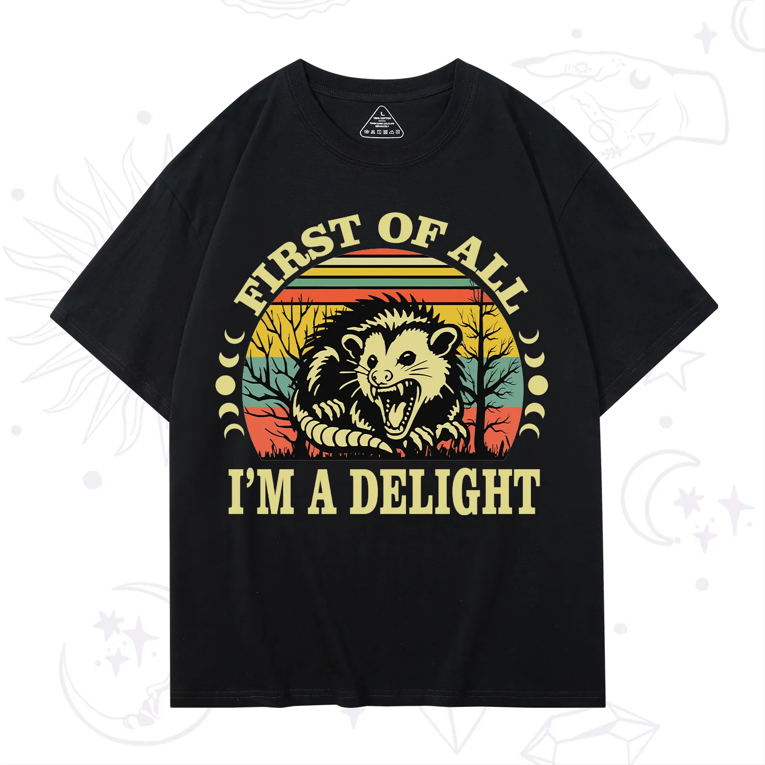 Purplehecate First Of All I'm A Delightful Opossum T-Shirt