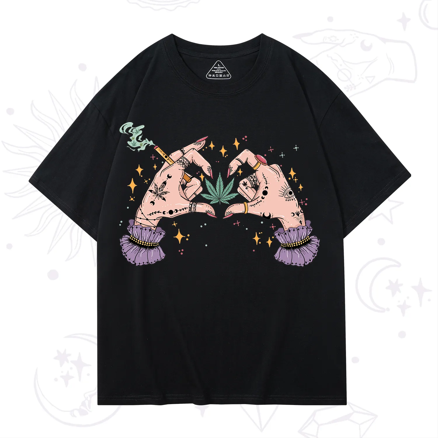 Purplehecate You're Never Alone If You Have Weed T-Shirt