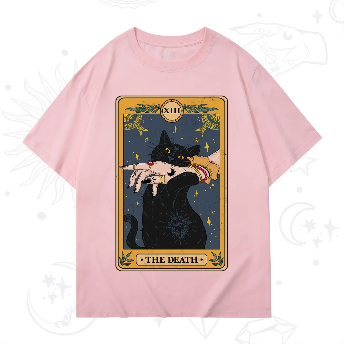 Purplehecate The Death Card Tarot Cat T-Shirt