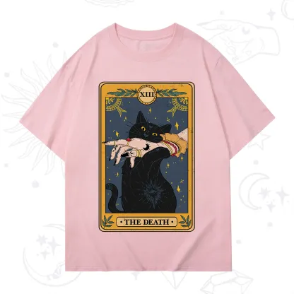 Purplehecate The Death Card Tarot Cat T-Shirt