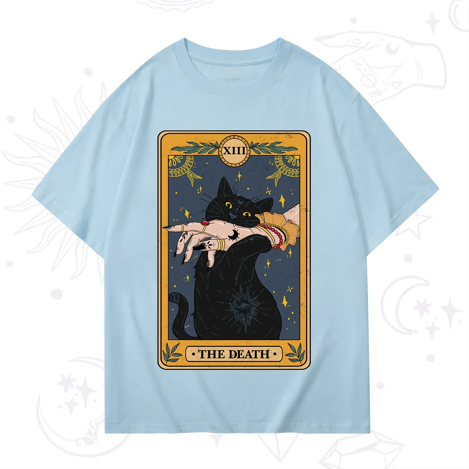 Purplehecate The Death Card Tarot Cat T-Shirt