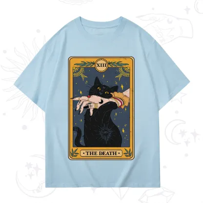 Purplehecate The Death Card Tarot Cat T-Shirt