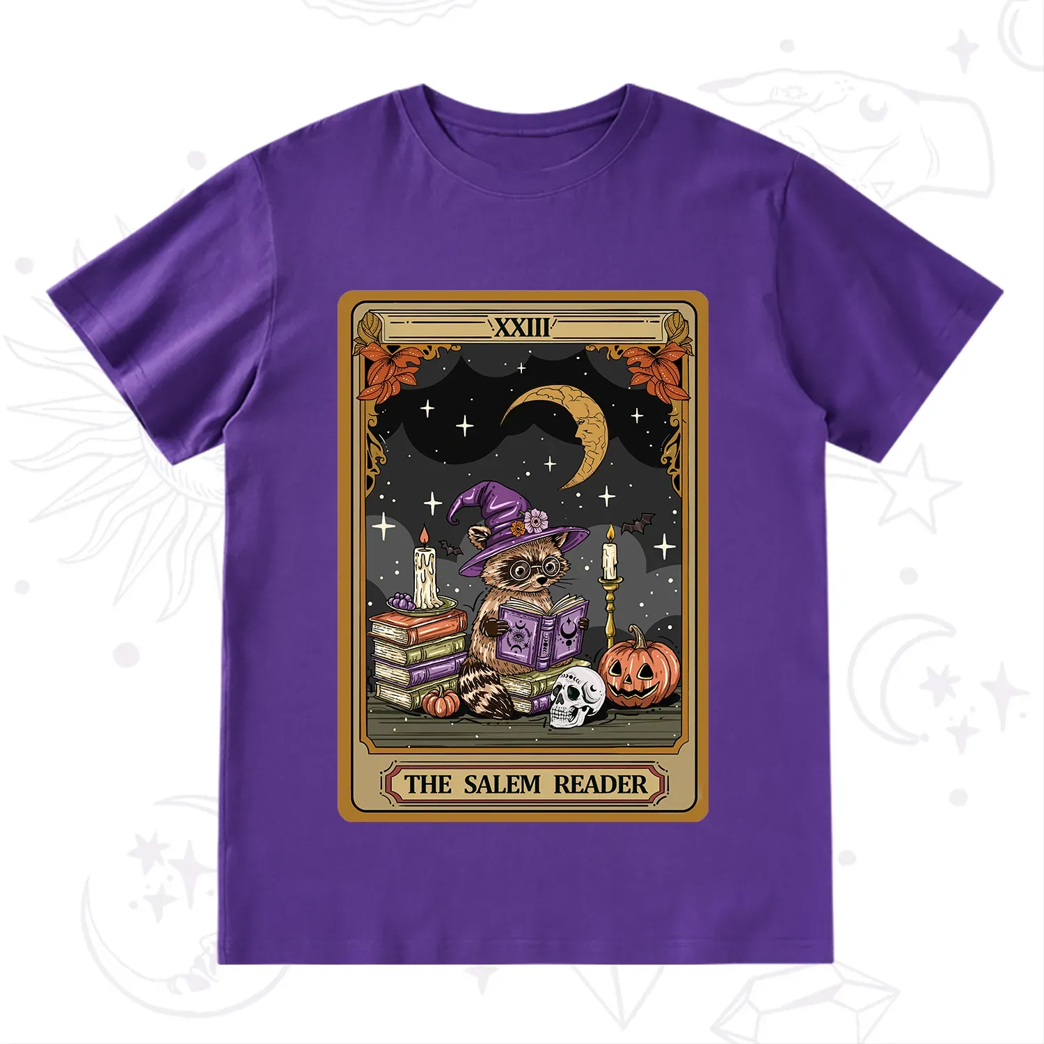 Purplehecate The Salem Reader Tarot T-Shirt