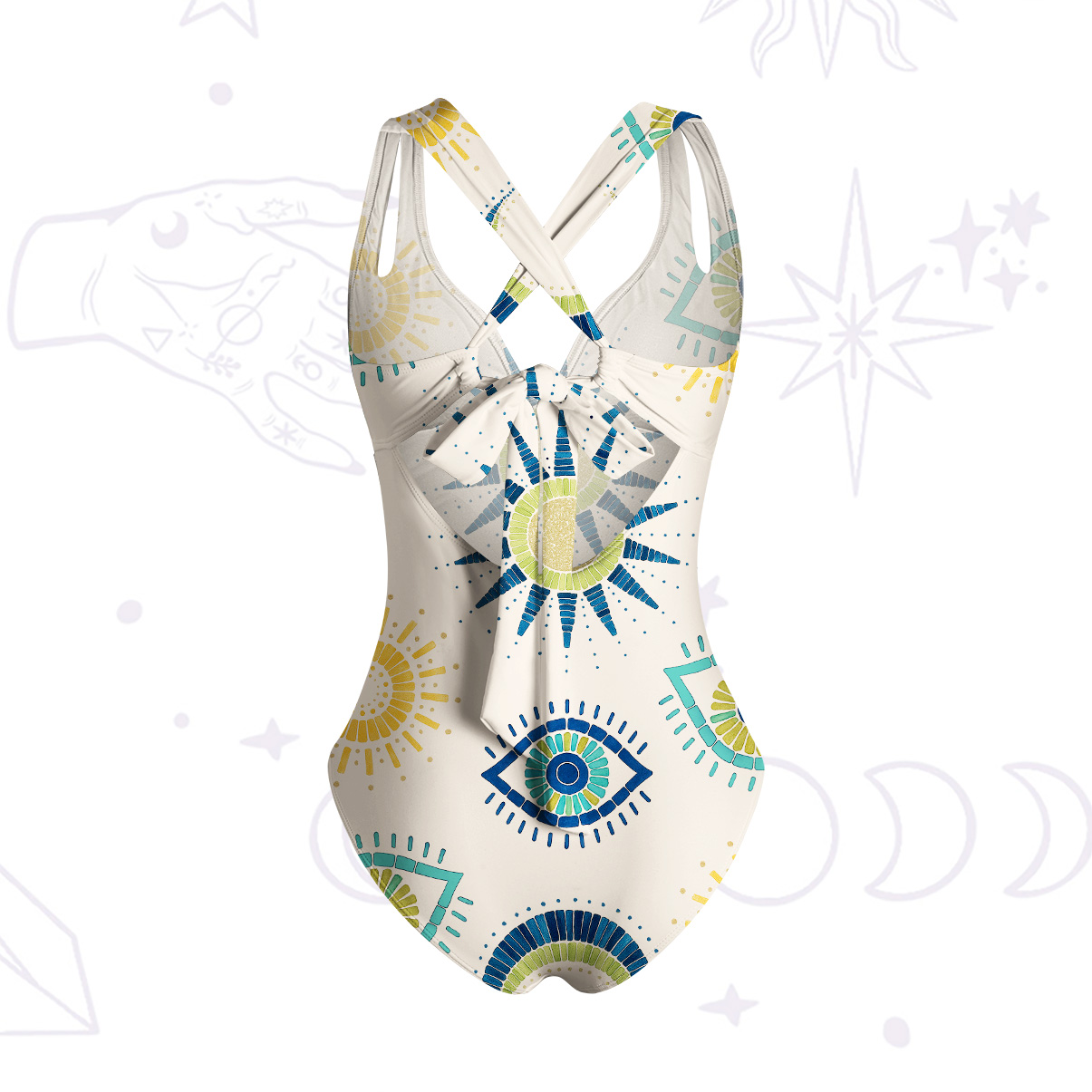 Purplehecate Sun Eye One-Piece Swimsuit