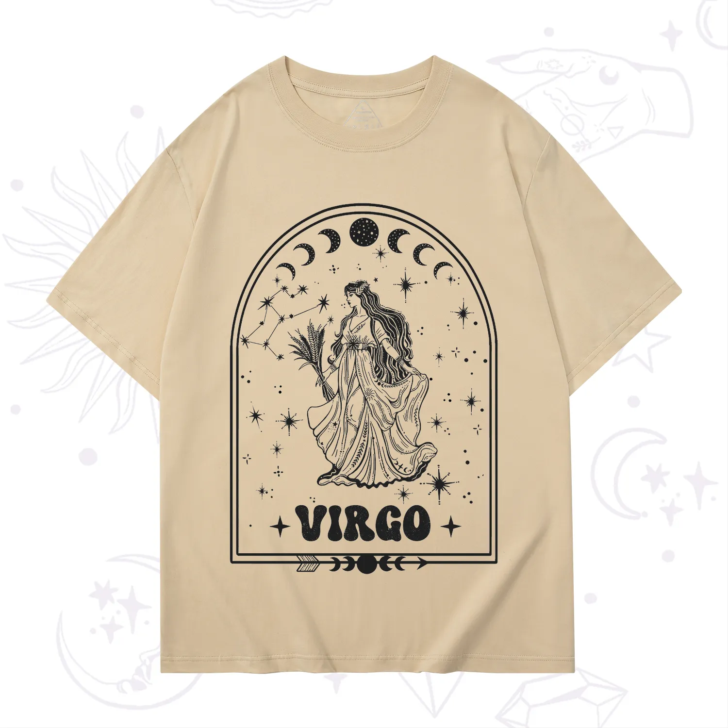 Purplehecate Zodiac Virgo Under the Stars T-Shirt