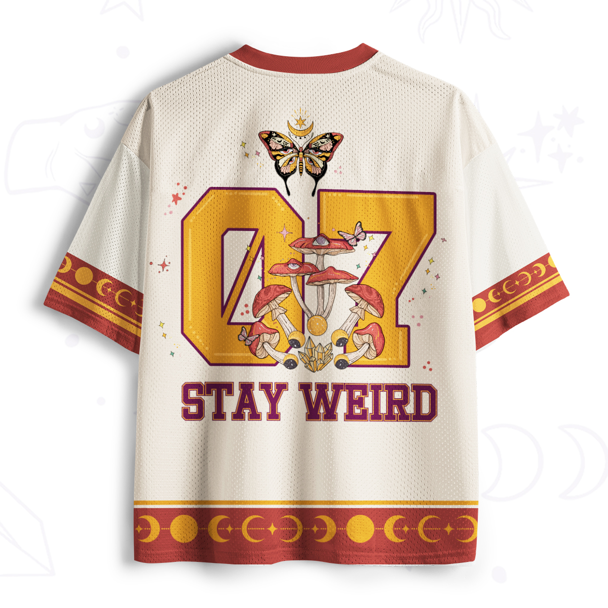 Purplehecate Stay Weird Mesh Jersey