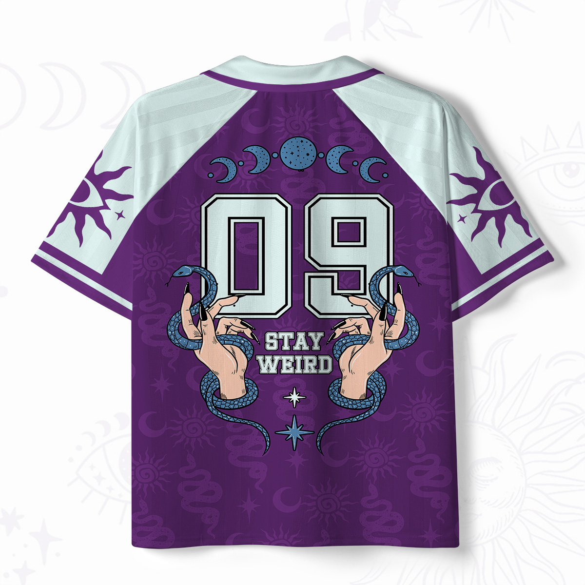 Purplehecate Stay Weird Polo Coller Unisex Jersey
