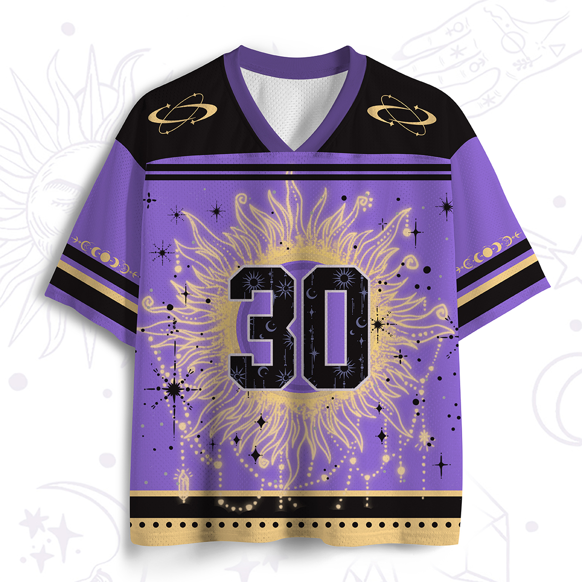 Purplehecate Starry Eye Mesh Jersey