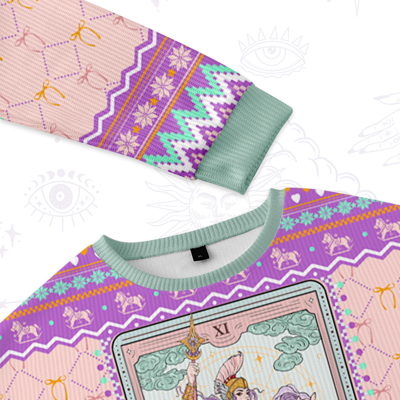 Purplehecate The Audacity Goddess Ugly Christmas Sweatshirts