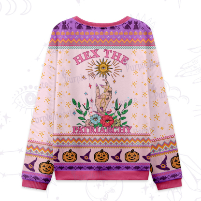 Purplehecate Hex The Patriarchy Witchy Ugly Halloween Sweatshirts