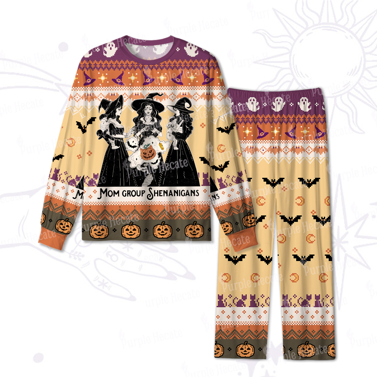 Purplehecate Mom Group Shenanigans Halloween Pajamas
