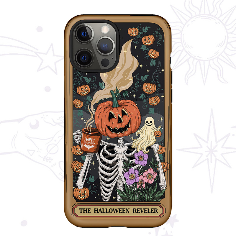 Purplehecate The Halloween Reveler Lover Tarot Card Phone Case