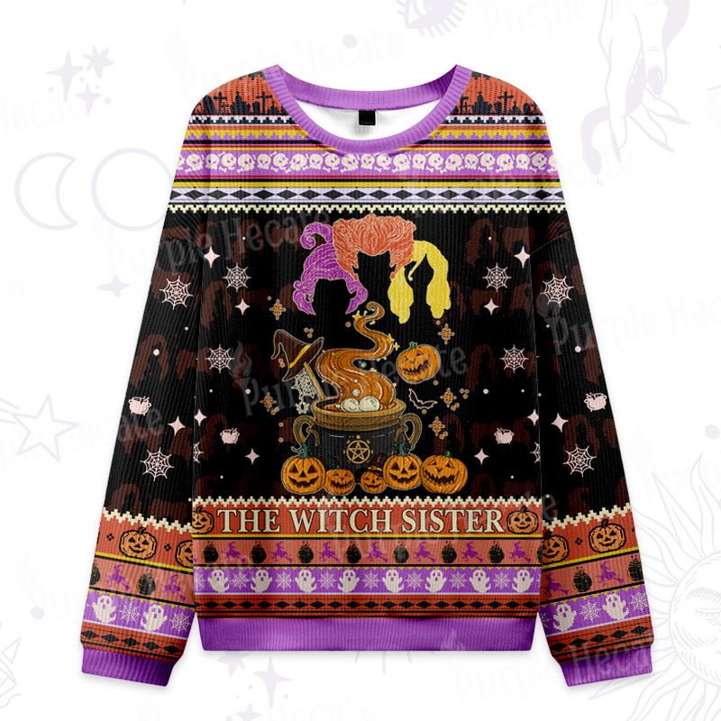 Purplehecate The Witchling Sister Ugly Halloween Sweatshirts
