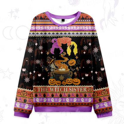Purplehecate The Witchling Sister Ugly Halloween Sweatshirts
