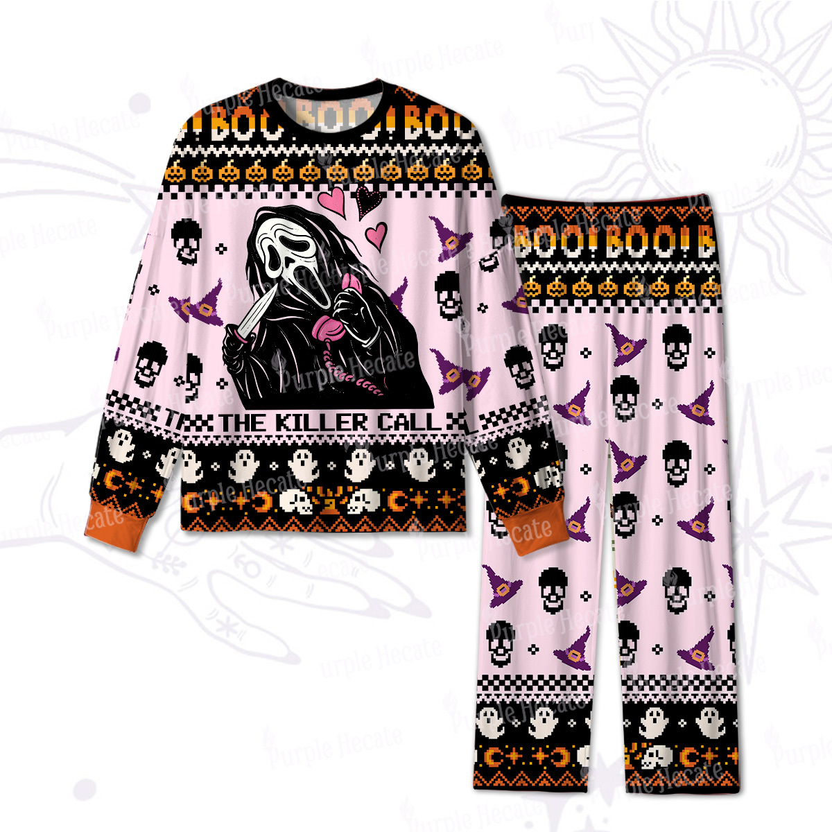 Purplehecate The Killer Call Halloween Pajamas