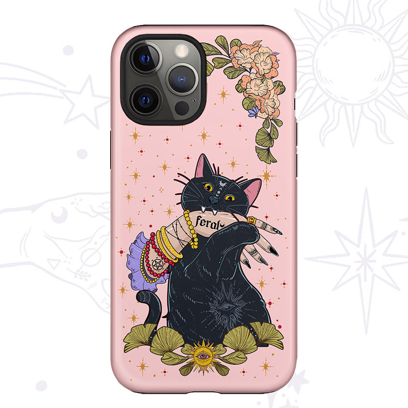Purplehecate Feral Cat Phone Case