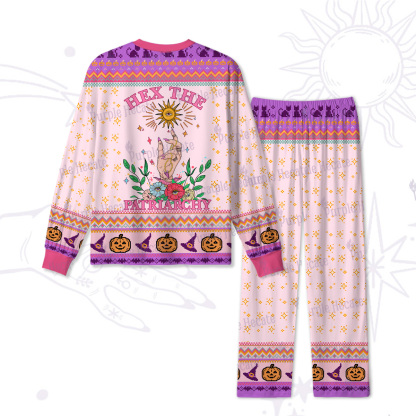 Purplehecate Hex The Patriarchy Witchy Halloween Pajamas