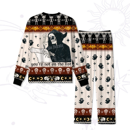 Purplehecate You're Not On The List Halloween Pajamas