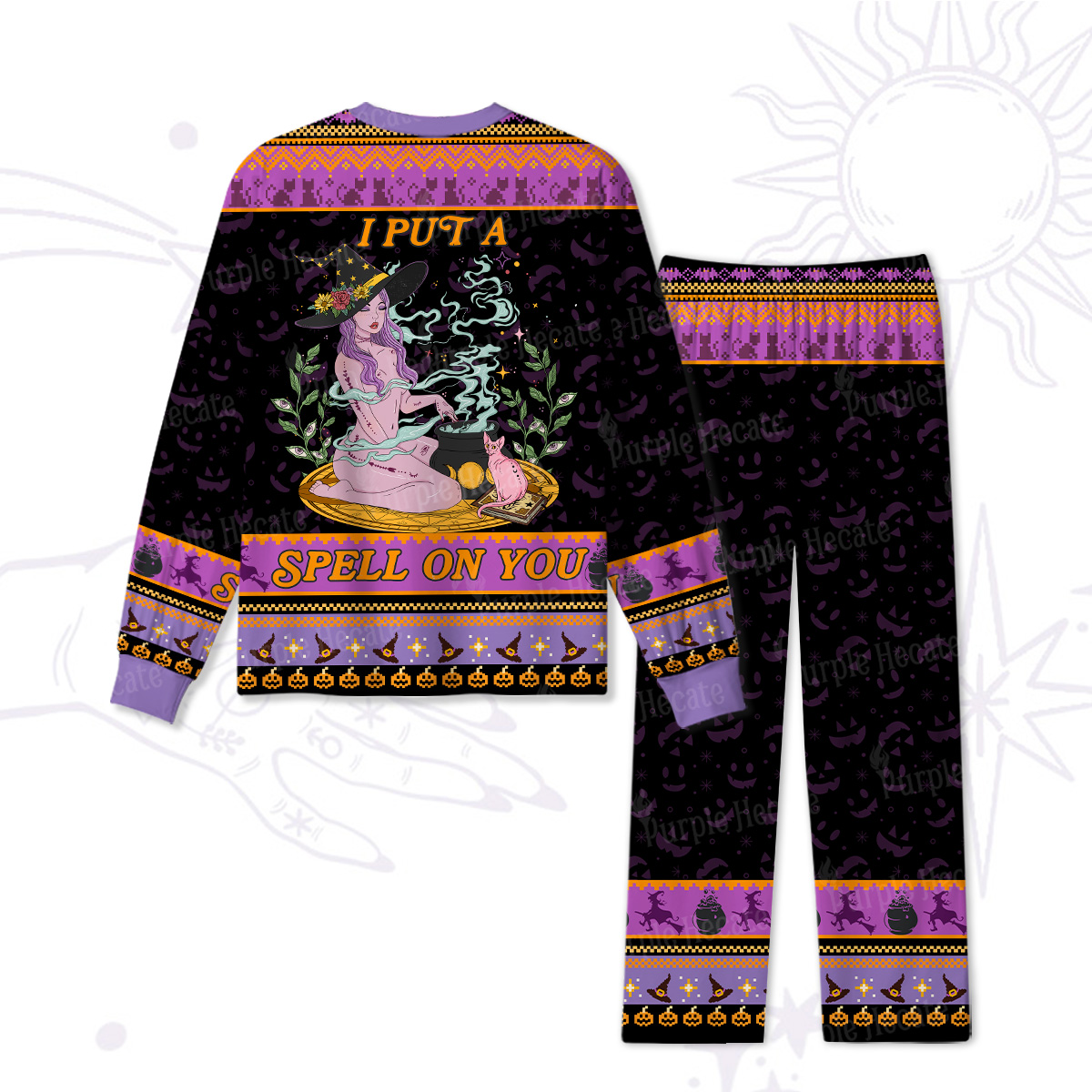 Purplehecate I Put A Spell On You Halloween Pajamas