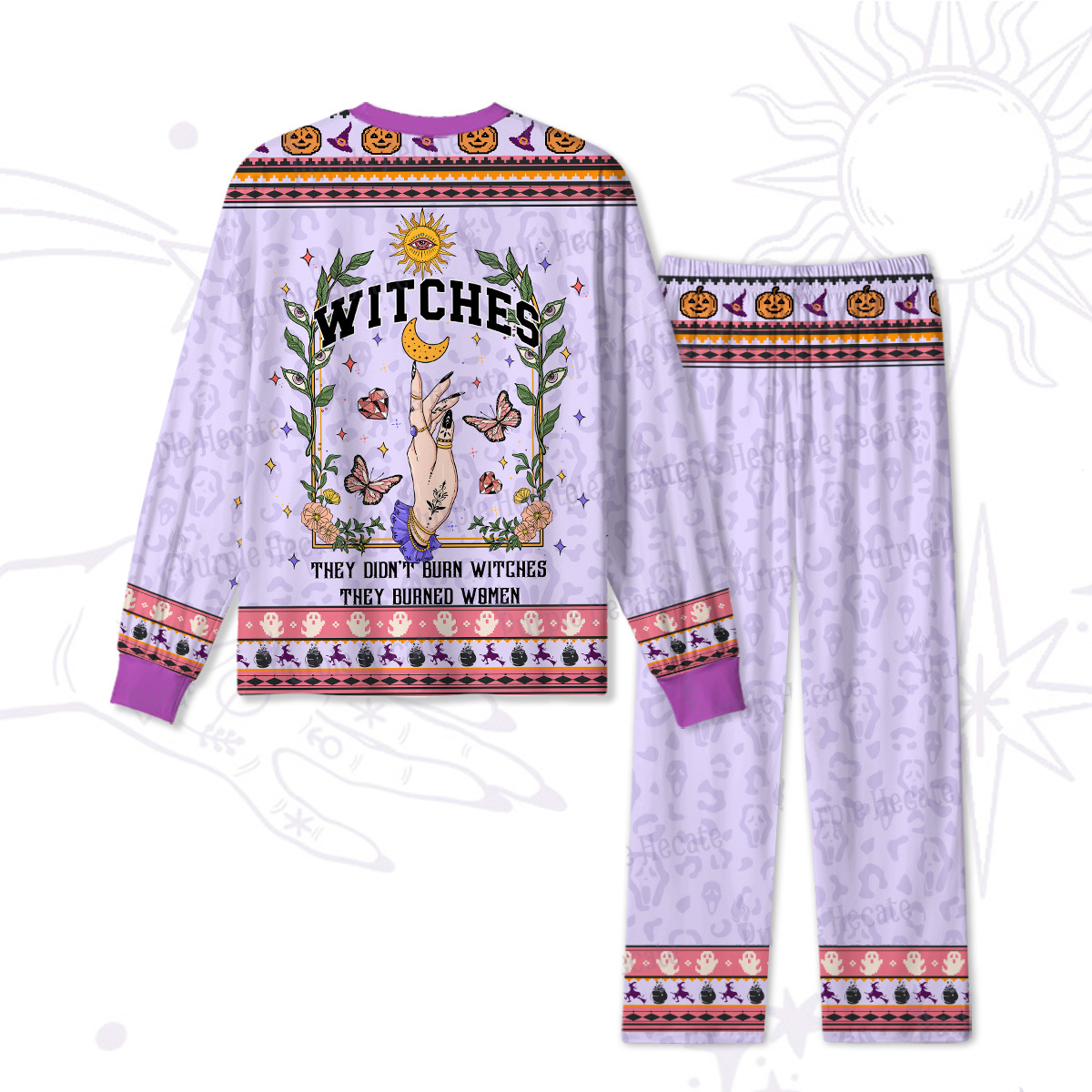 Purplehecate They Didn't Burn Witches They Burned Halloween Pajamas