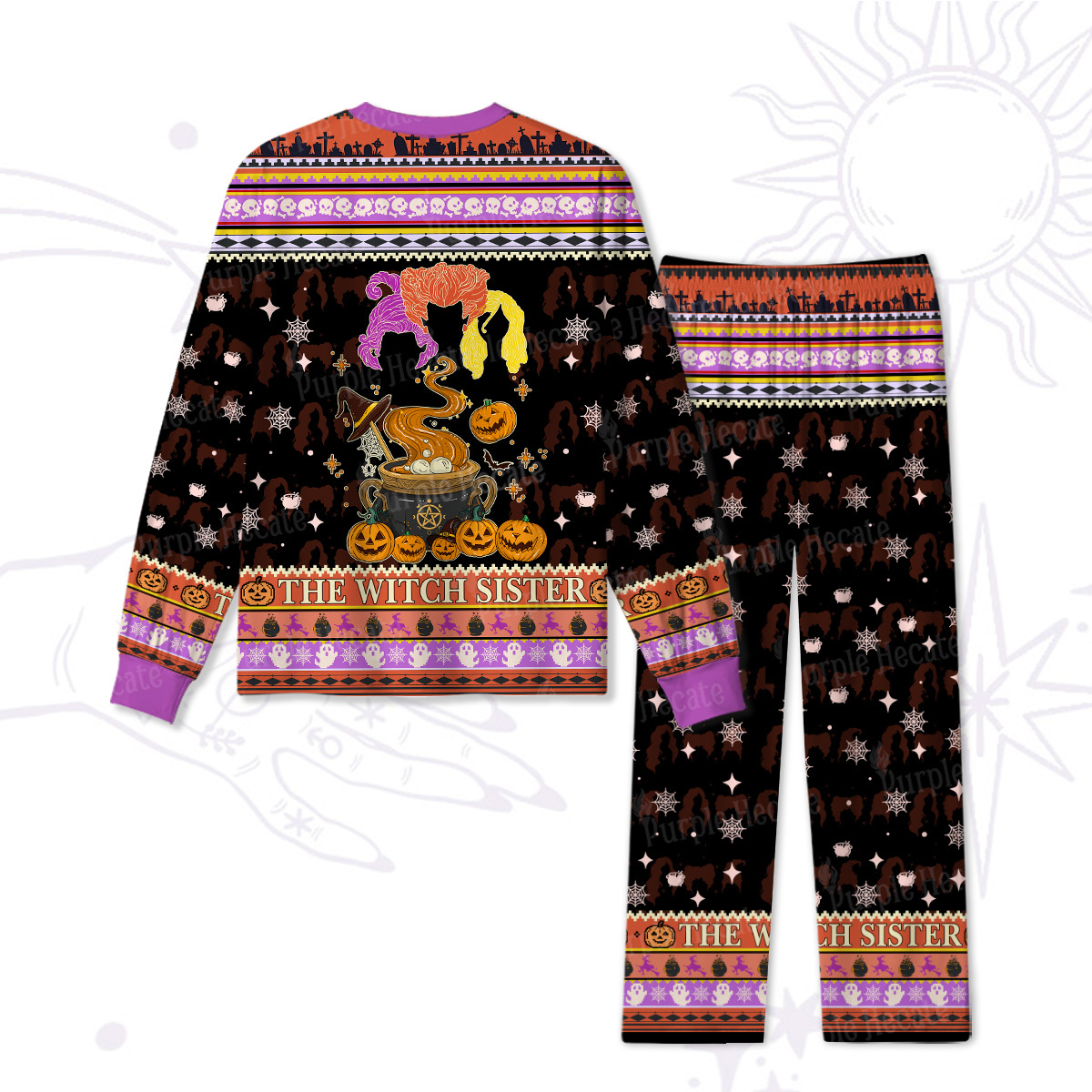 Purplehecate The Witch Sister Halloween Pajamas