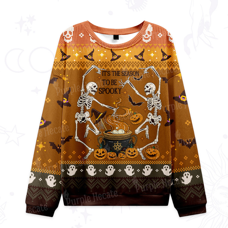 Purplehecate Halloween It's the Season to be Spooky Ugly Halloween Sweatshirts