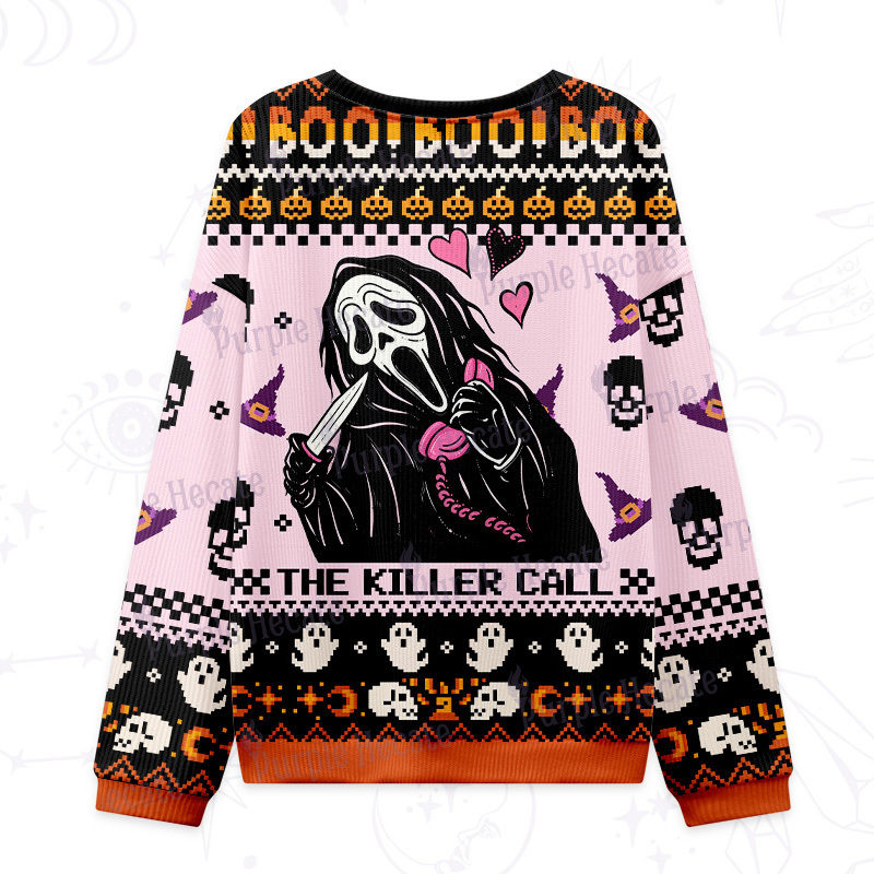 Purplehecate The Killer Call Ugly Halloween Sweatshirts