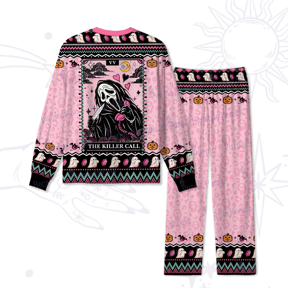 Purplehecate The Killer Call Halloween Pajamas