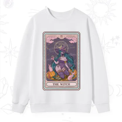 Purplehecate The Witch Tarot Halloween Sweatshirt