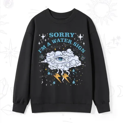 Purplehecate Sorry I'm A Water Sign Sweatshirt