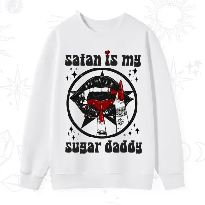 Purplehecate Satan Is My Sugar Daddy Sweatshirt