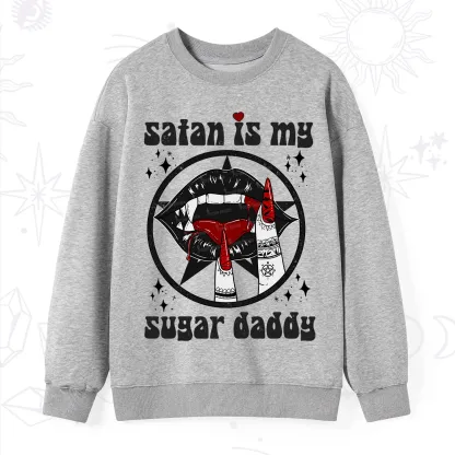 Purplehecate Satan Is My Sugar Daddy Sweatshirt