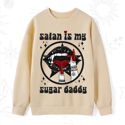 Purplehecate Satan Is My Sugar Daddy Sweatshirt