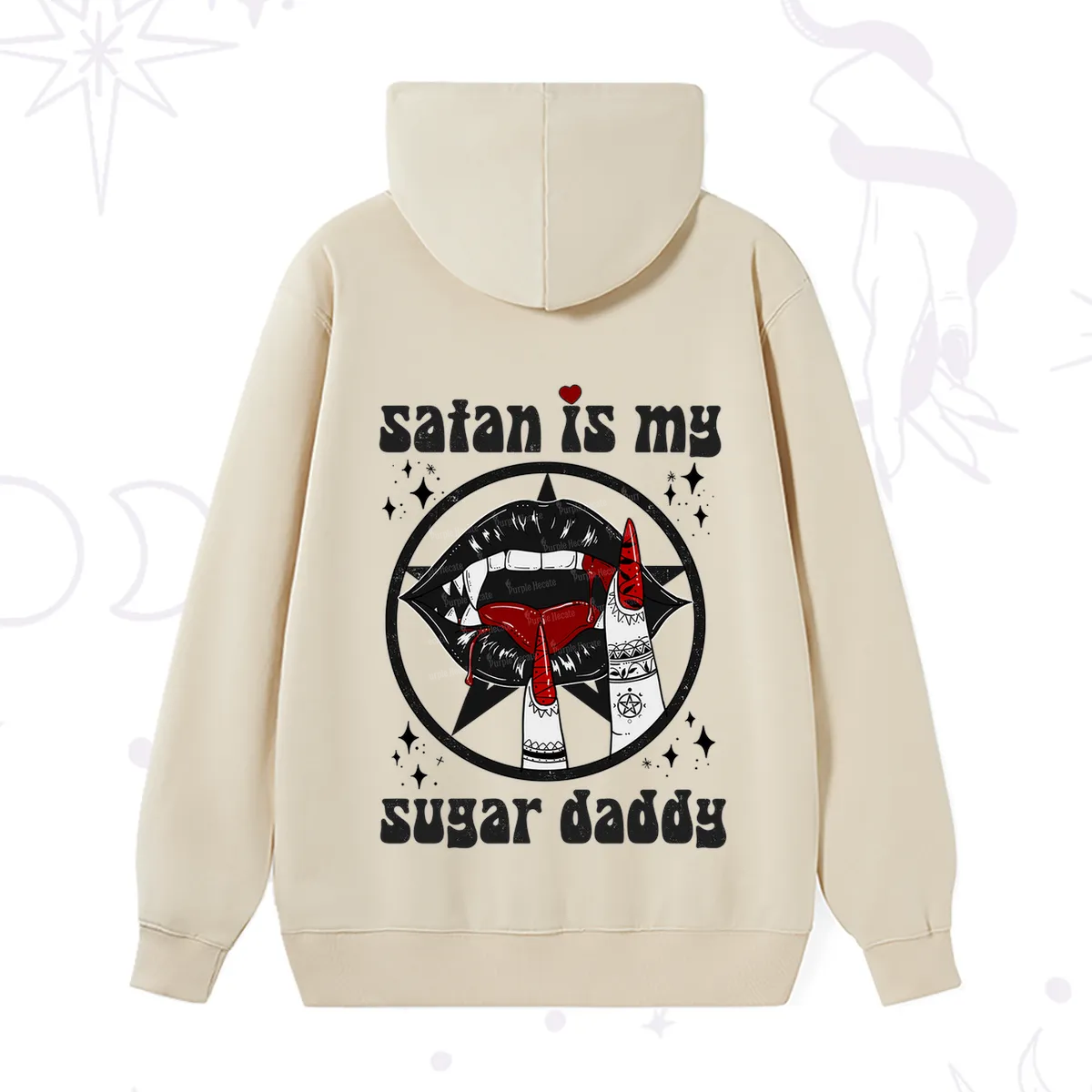 Purplehecate Satan Is My Sugar Daddy Hoodie
