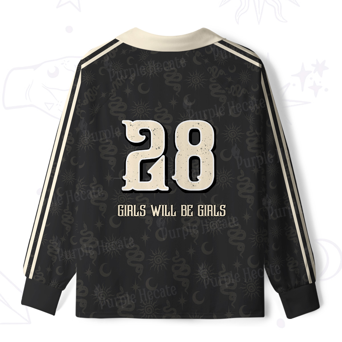 Purplehecate Girls Will Be Girls Long Sleeve Jersey Shirt