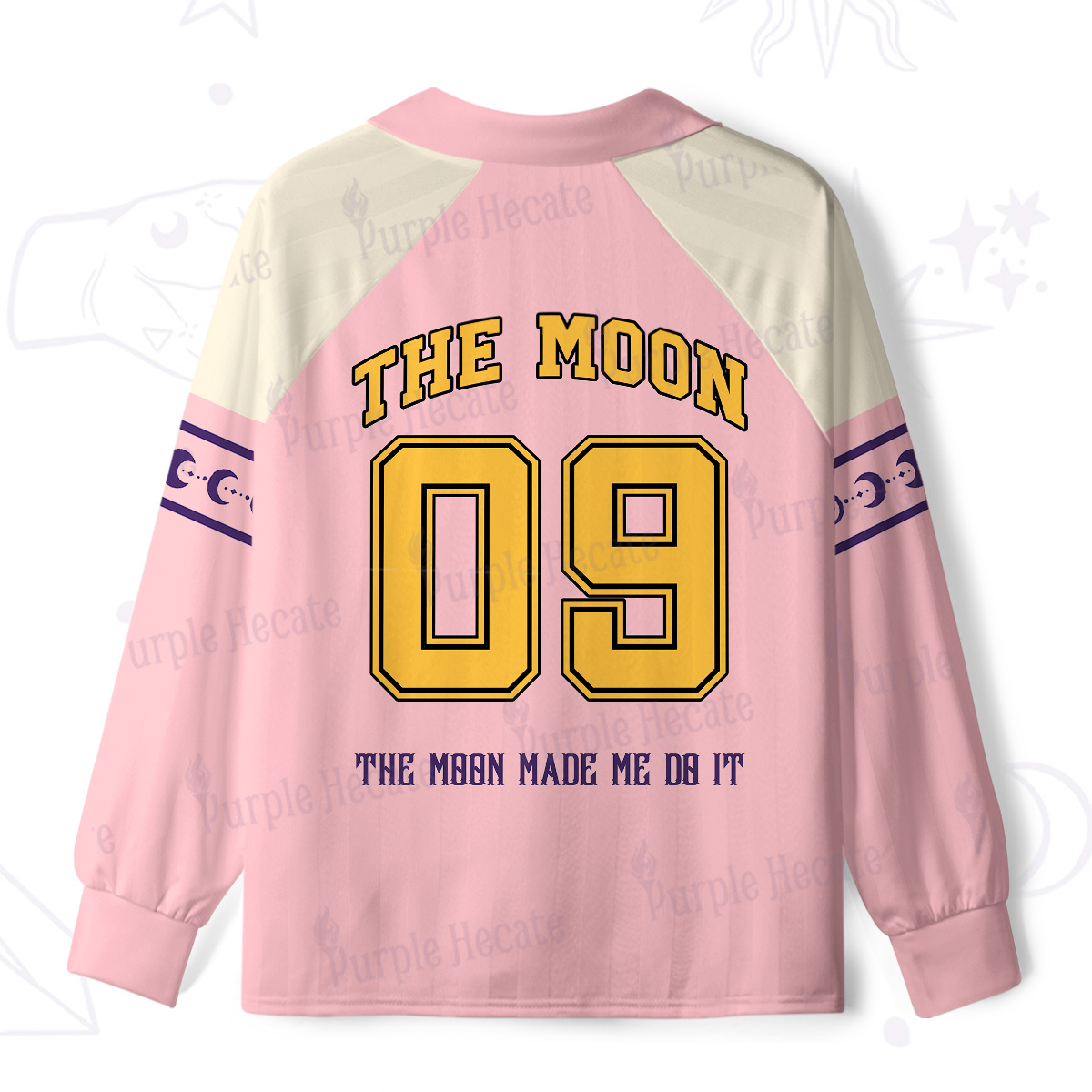 Purplehecate The Moon Made Me Do It Long Sleeve Jersey Shirt